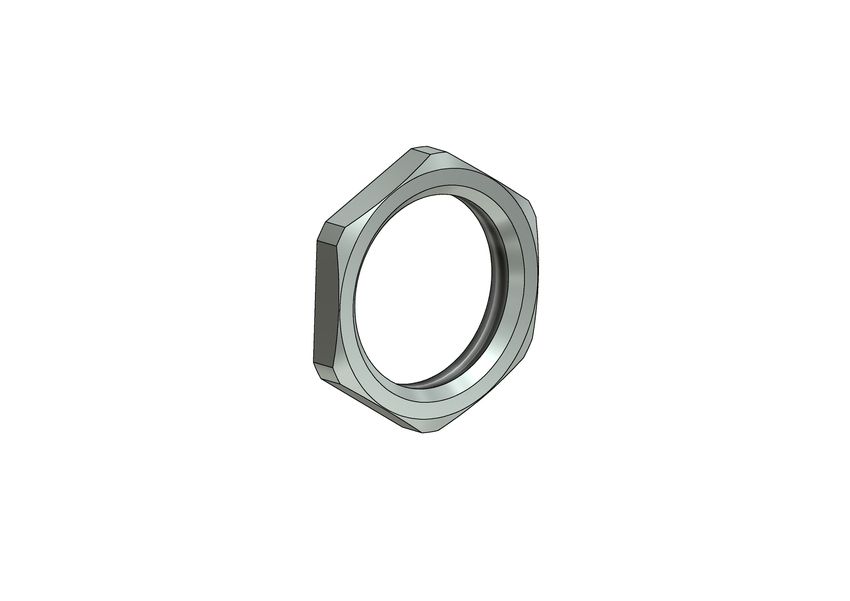 CONEC, Nickel Zinc Alloy, Copper Alloy Hex Nut PG9, RoHS Compliant