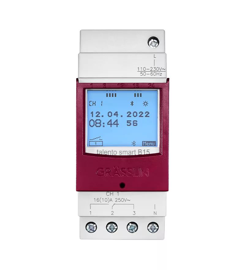430200011 Grasslin Analogue DIN Rail Time Switch 230V ac