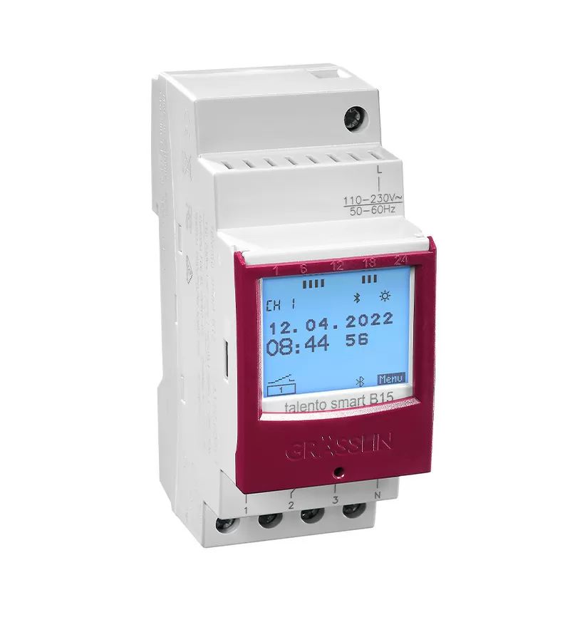 430200011 Grasslin Analogue DIN Rail Time Switch 230V ac