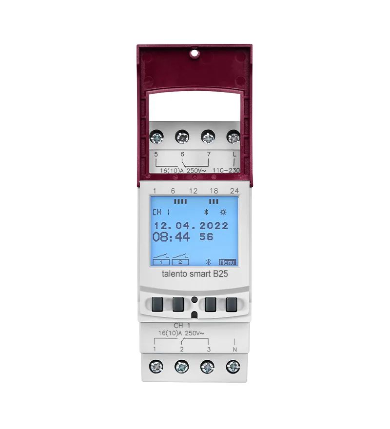 430200021 Grasslin Analogue DIN Rail Time Switch, 2-Channel 230V ac