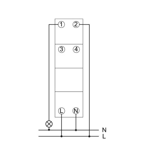 430200051 Grasslin Digital DIN Rail Time Switch 230V ac