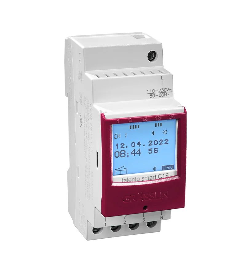 430300011 Grasslin Analogue DIN Rail Time Switch 230V ac