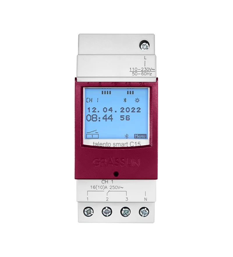 430300011 Grasslin Analogue DIN Rail Time Switch 230V ac