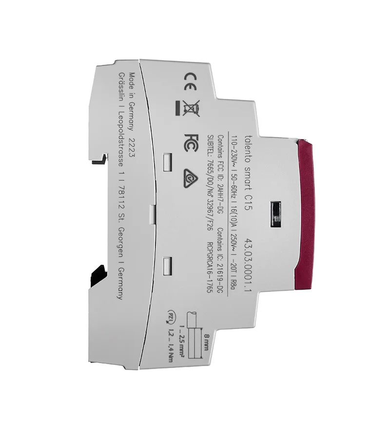 430300011 Grasslin Analogue DIN Rail Time Switch 230V ac