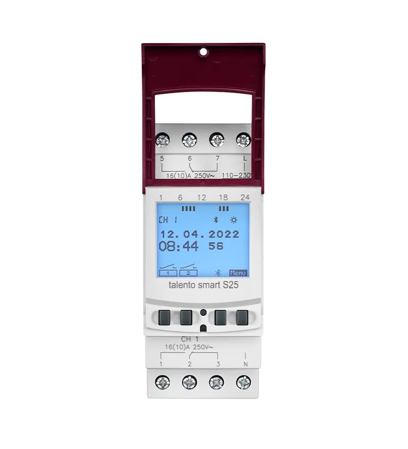 430400011 Grasslin Analogue DIN Rail Time Switch, 2-Channel 230V ac