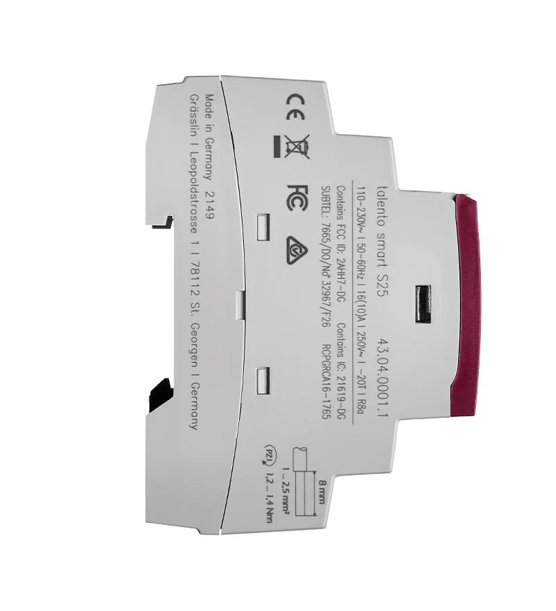 430400011 Grasslin Analogue DIN Rail Time Switch, 2-Channel 230V ac