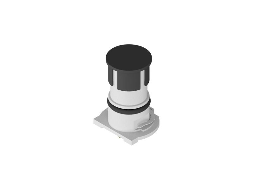 CONEC, 43 Power Connector Threaded Mount, 4 Threaded, 63V 16A