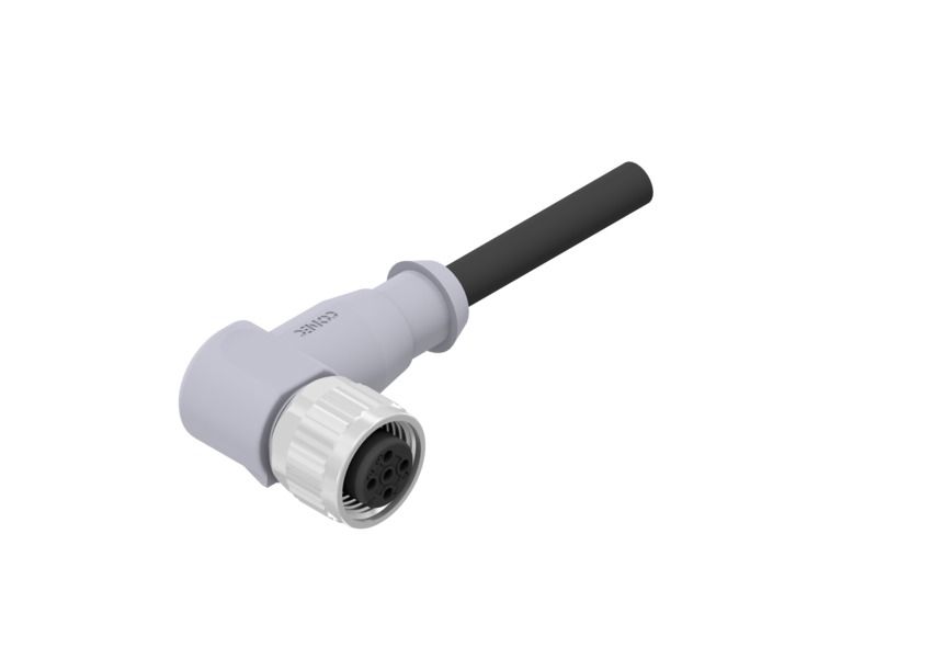 CONEC Female 5 way Right Angle to Unterminated Cable, 2 m
