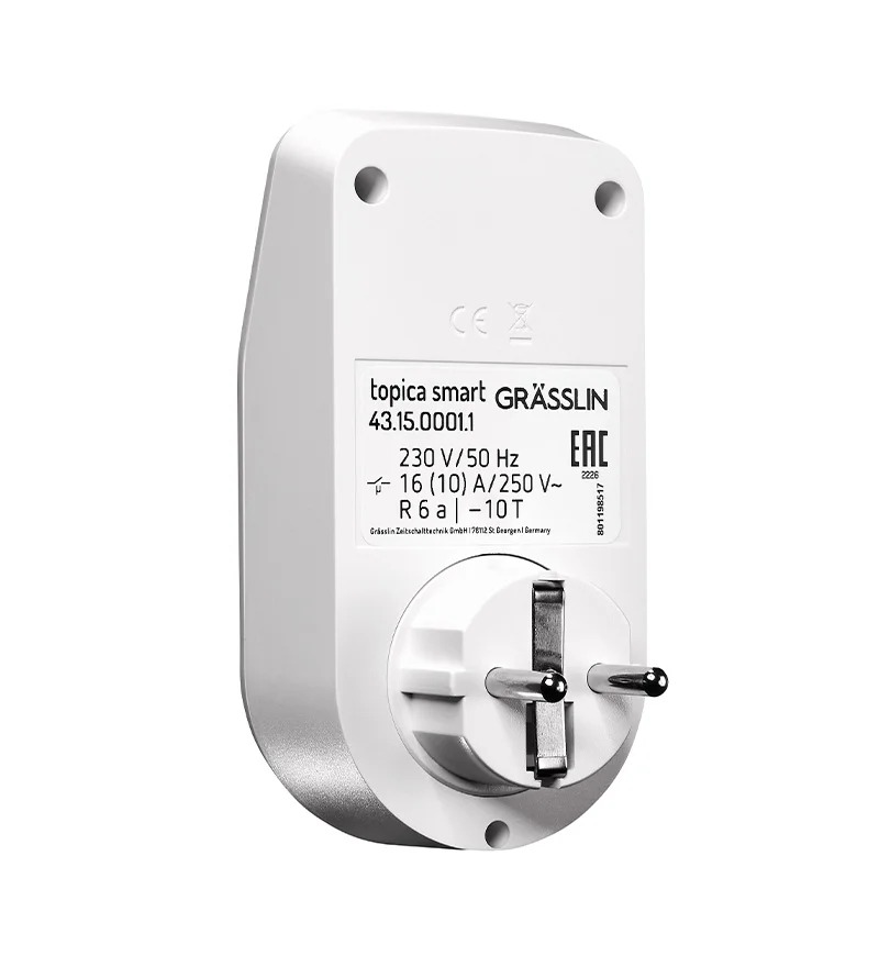431500011 Grasslin Digital Time Switch, 1-Channel 230 V ac
