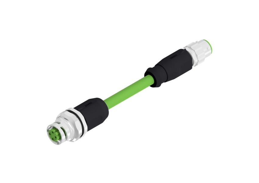 CONEC Circular Connector, 4 Contacts, Panel Mount, M12 Connector, Socket, Female, IP67, 43 Series