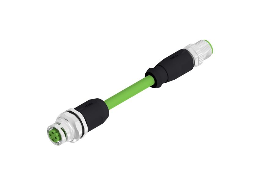CONEC Circular Connector, 4 Contacts, Panel Mount, M12 Connector, Socket, Female, IP67, 43 Series