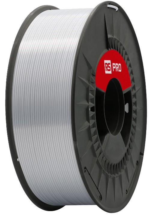 RS PRO 2.85 mm White, Gold PLA 3D Printer Filament, 1 kg