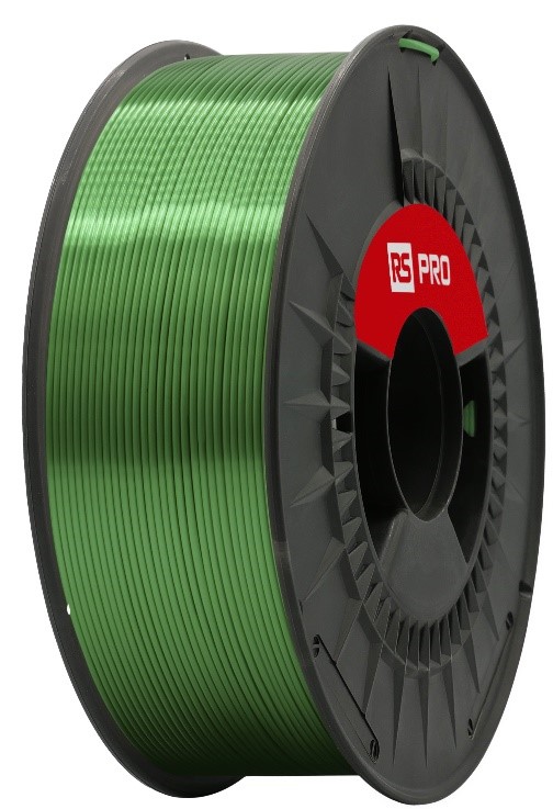 RS PRO 2.85 mm Green PLA 3D Printer Filament, 1 kg