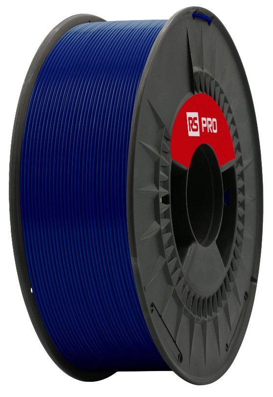 RS PRO 1.75 mm Dark Blue PLA 3D Printer Filament, 1 kg