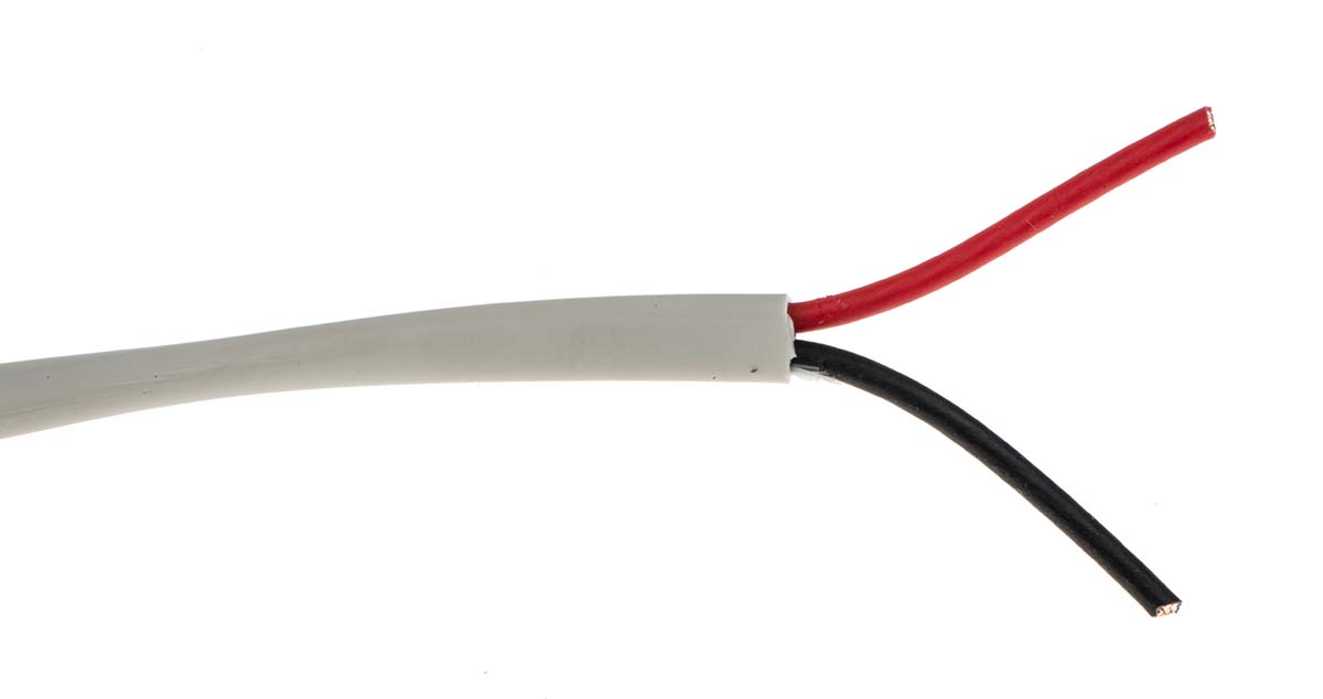 4300ue00100 Belden 4300UE Control Cable, 2 Cores, 0.75mm² 18 AWG, Unscreened, 100 m, Grey Polypropylene Sheath