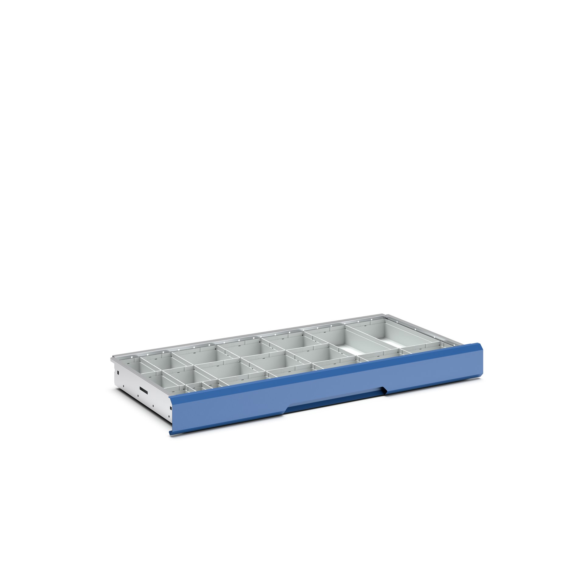 Bott Plastic, Polypropylene Storage Rack, 550 mm x 105 mm x 100 mm, Light Grey