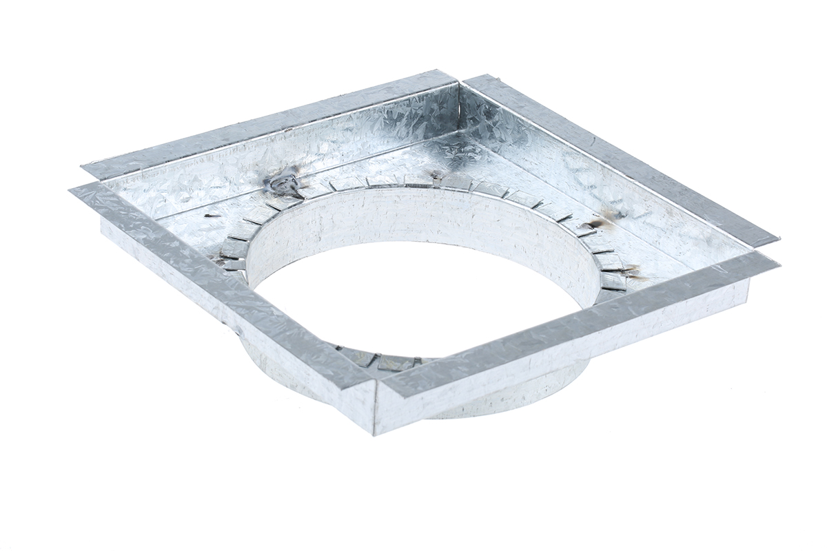 432-889 RS PRO Galvanised Steel Spigot Plate, 200 mm Length 200mm