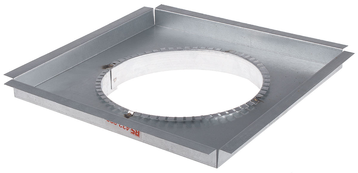 432-895 RS PRO Galvanised Steel Spigot Plate, 300 mm Length 300mm
