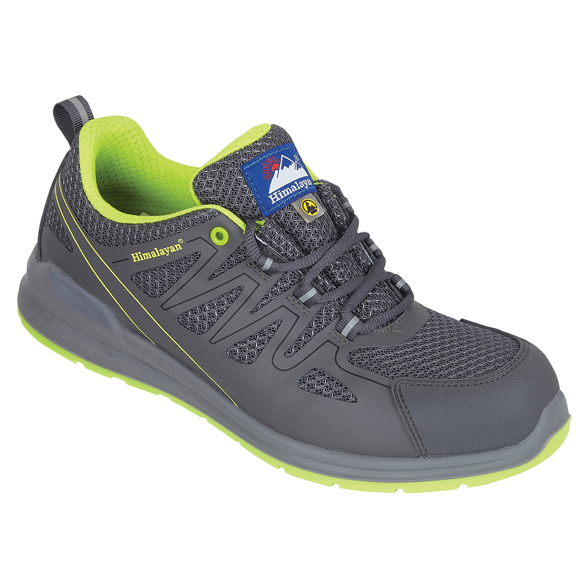 Himalayan 4334 Unisex Grey Non-Metallic Safety Trainer, UK 12, EU 47