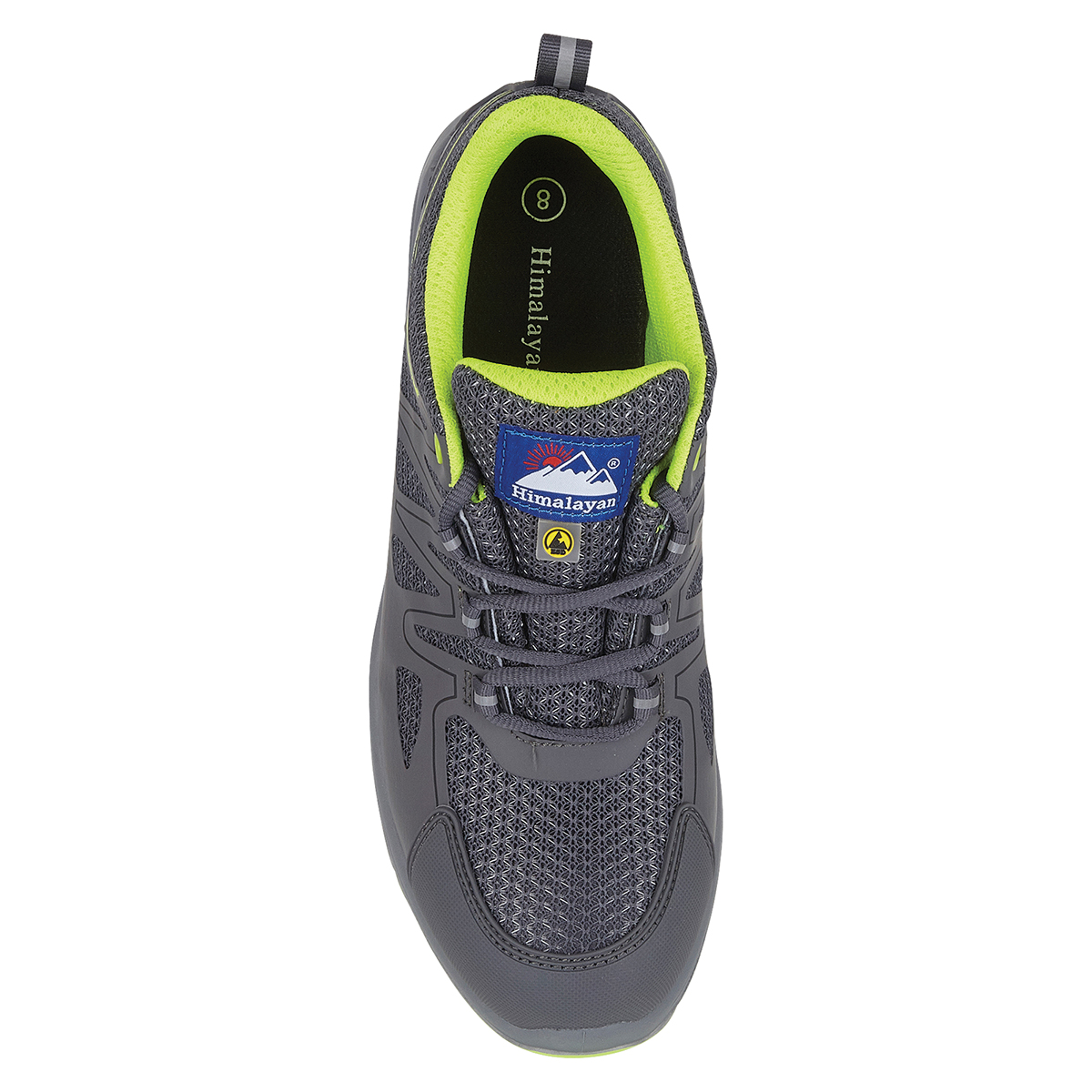 4334gr120 Himalayan 4334 Unisex Grey Non-Metallic Safety Trainer, UK 12, EU 47