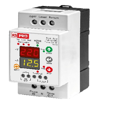 RS PRO Level Controller -, DIN Rail 1 220V-Rated Current