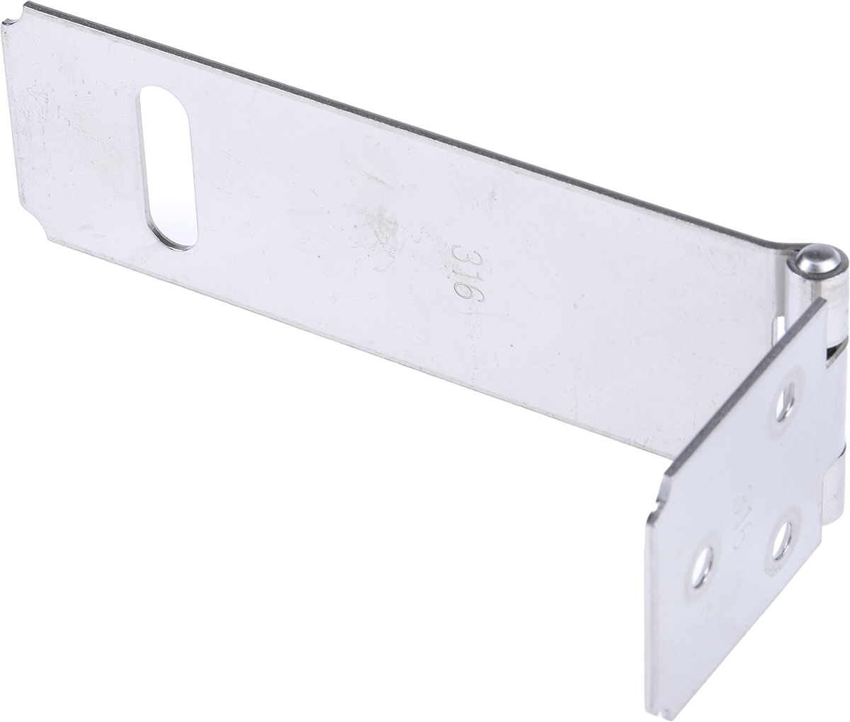 434-9602 RS PRO Stainless Steel Zinc Plated Hasp & Staple 36mm 114 mm
