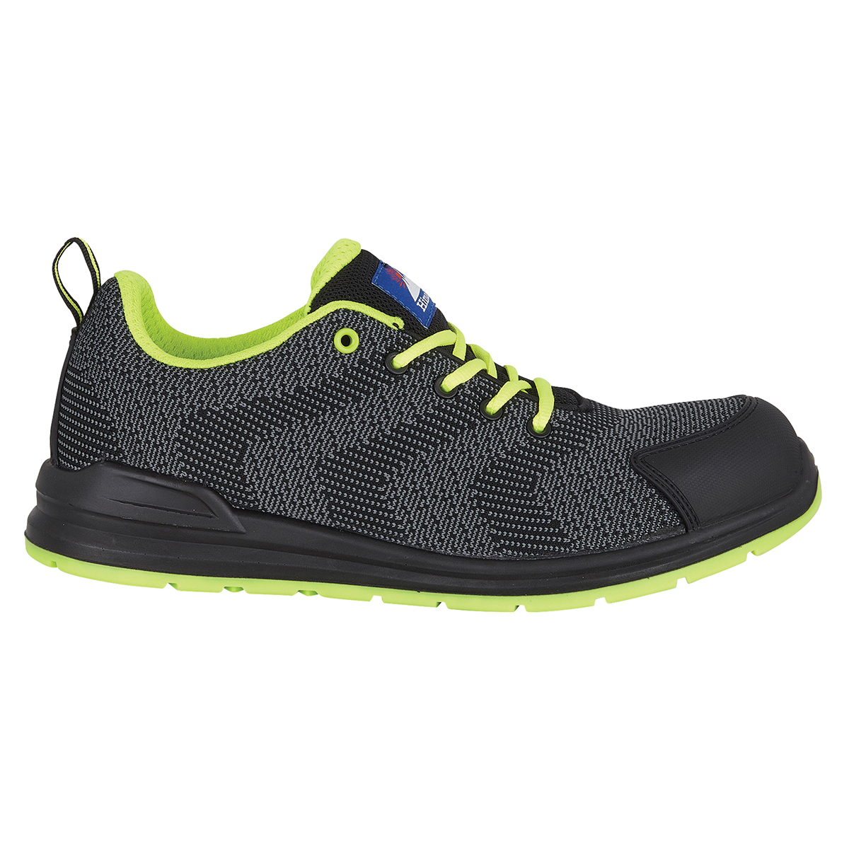 4341bk130 Himalayan 4341 Unisex Black Non-Metallic Safety Trainer, UK 13, EU 48
