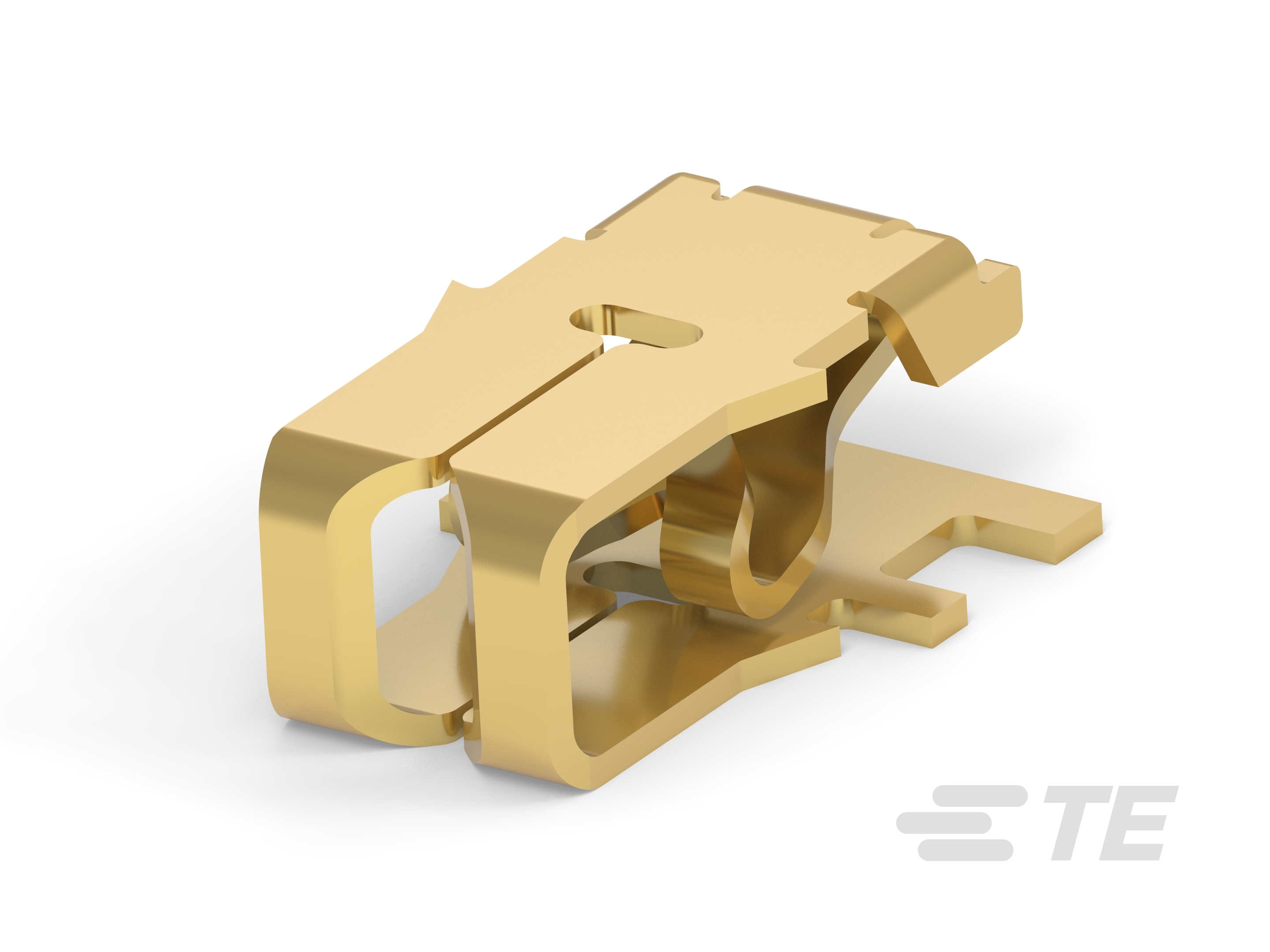 TE Connectivity MAG-MATE Uninsulated Crimp Ring Terminal, 33AWG to 31AWG, Gold
