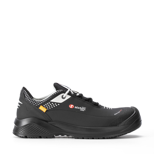 Sixton FORZA Unisex Black Fibreglass Low Safety Shoe, UK 12, EU 47