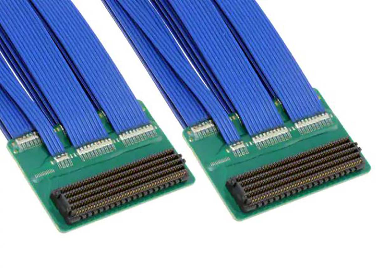 Samtec HDR Series Flat Ribbon Cable, 500mm Length