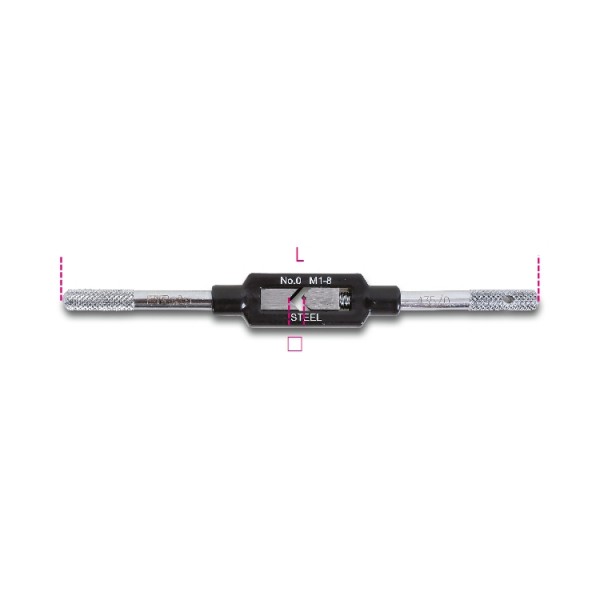 BETA Adjustable Tap Wrench Tap Wrench Steel