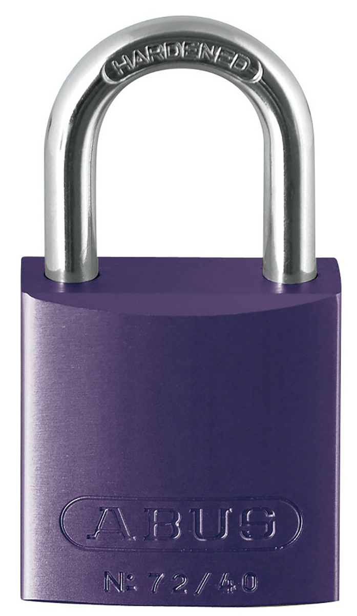ABUS Keyed Aluminium, Steel Safety Padlock Weatherproof, 6.5 mm Shackle, 39 mm Body