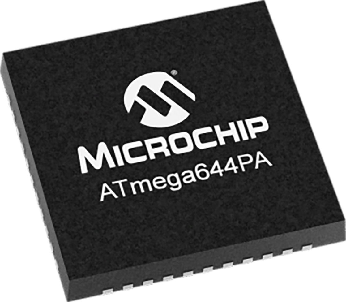 Microchip ATMEGA644PA-MU, 8 bit AVR, megaAVR Microcontroller, 20 MHz, 64kB FLASH, 44-Pin VQFN