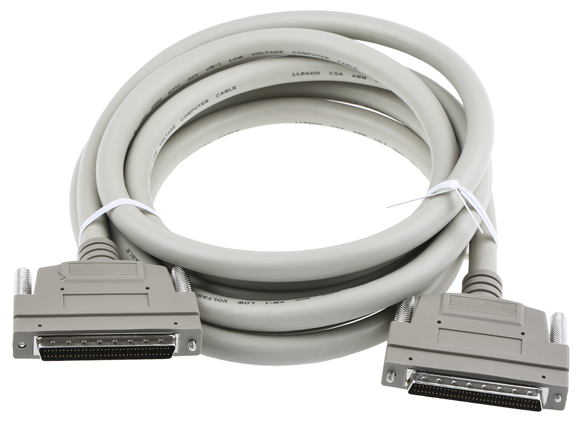 RS PRO Male SCSI III to SCSI Cable 3 m