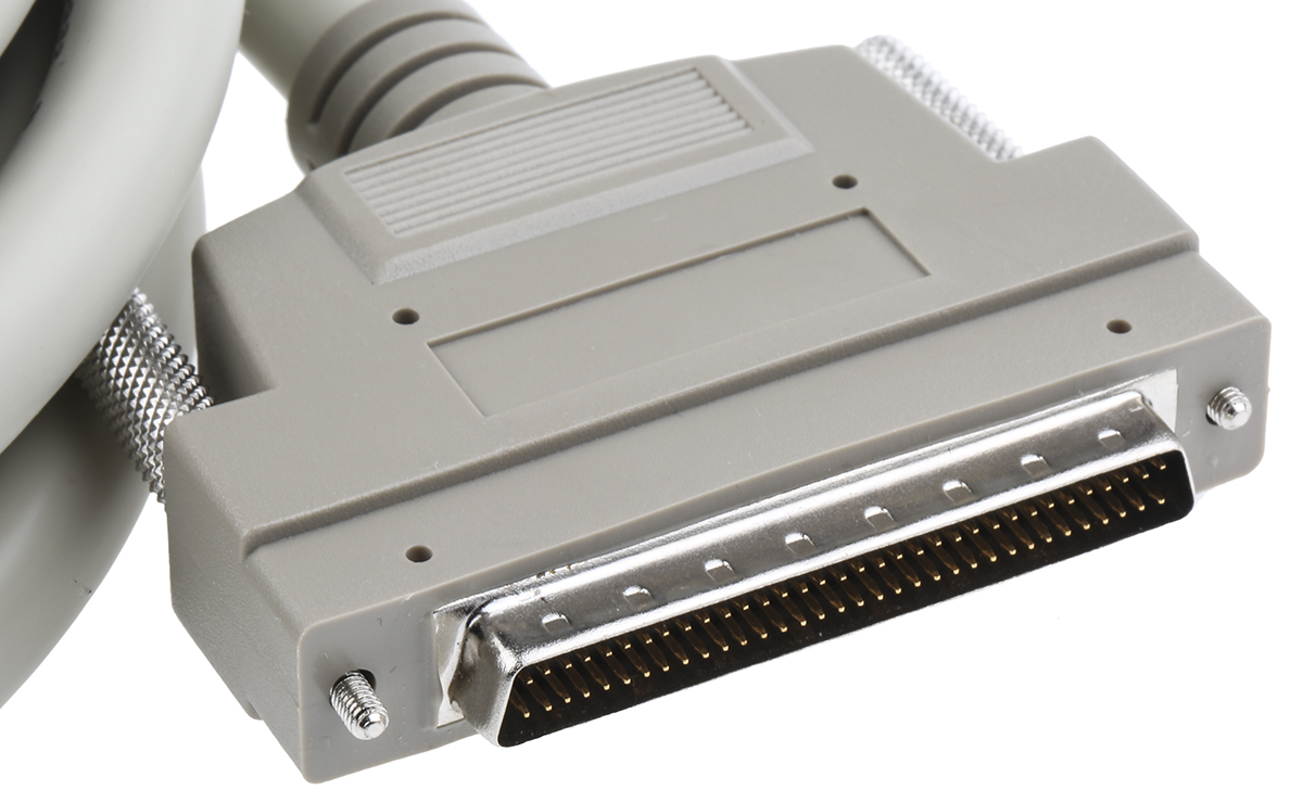 436-5187 RS PRO Male SCSI III to SCSI Cable 3 m