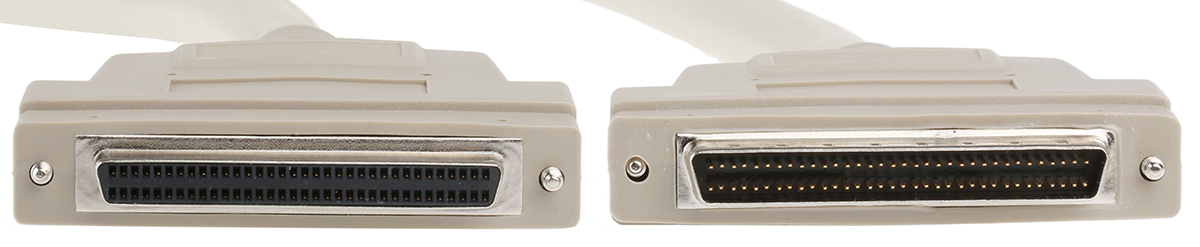 436-5216 RS PRO Male SCSI III to SCSI Cable 2 m
