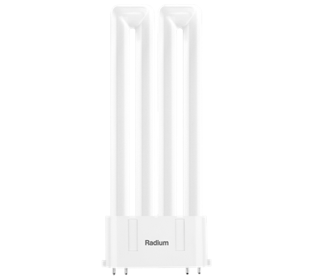 Radium Essence Twin 2500 lm 20 W LED Lamp, 2G10 Cap, 0.7283 ft (222 mm)