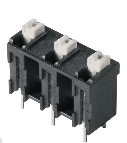 Weidmuller LSF Series PCB Terminal Block, 8-Contact, 7.5mm Pitch, Surface Mount, 1-Row, Through Hole Termination