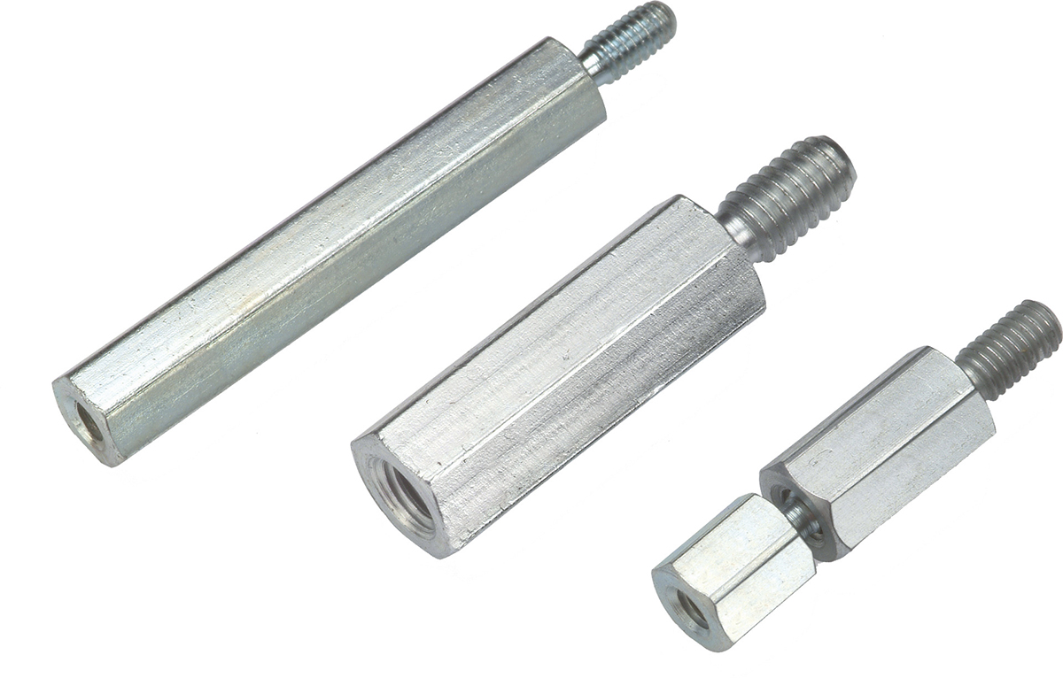 Wurth Elektronik Standoff, M3 Thread, 14mm Body, Steel, Male/Female, 6mm Stud