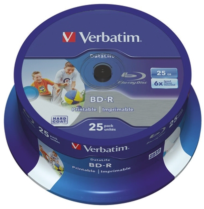 Verbatim BD-R, 25 GB 6X