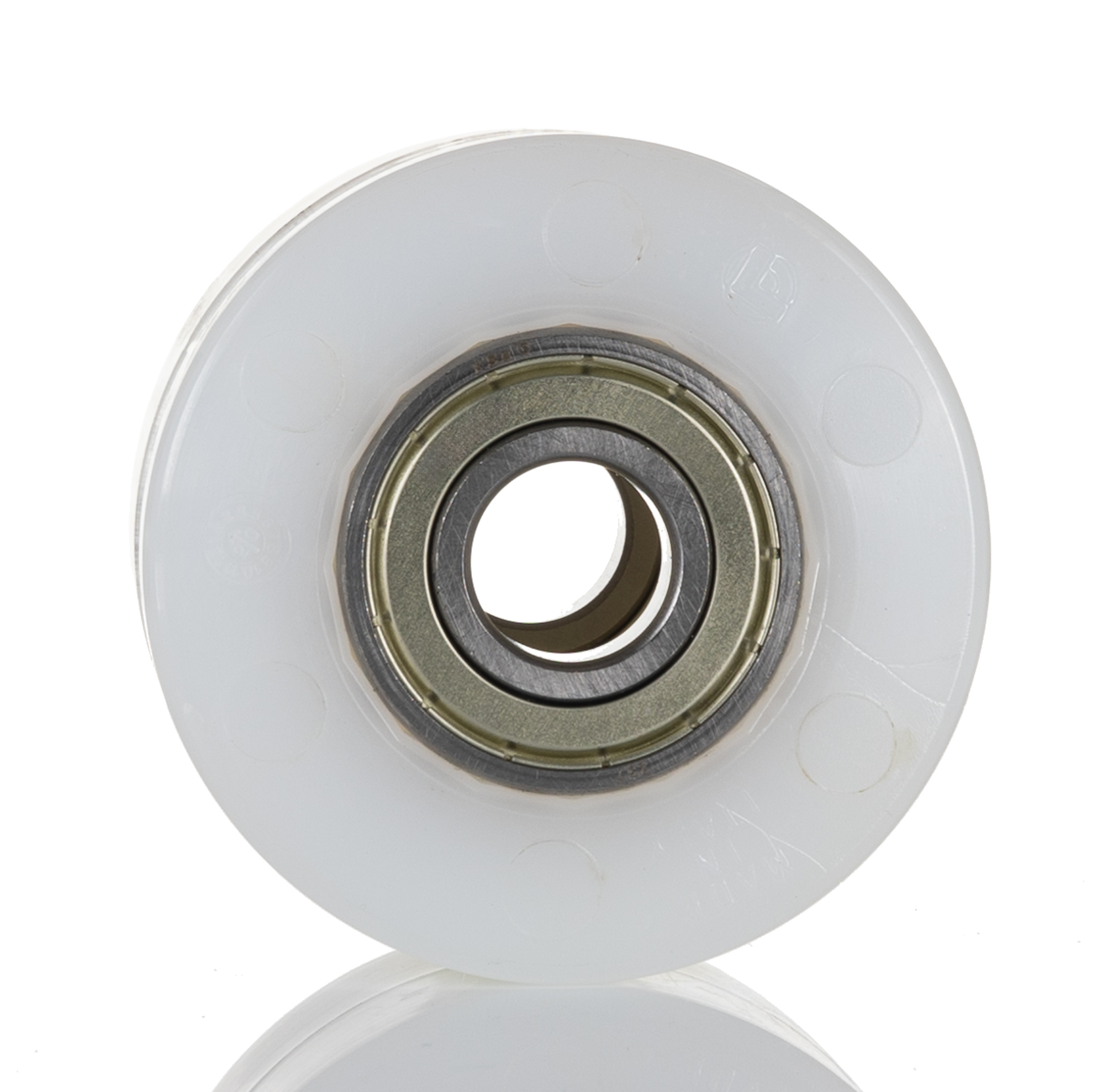 4385-cc LAG White Polyamide Trolley Wheel, 600 kg