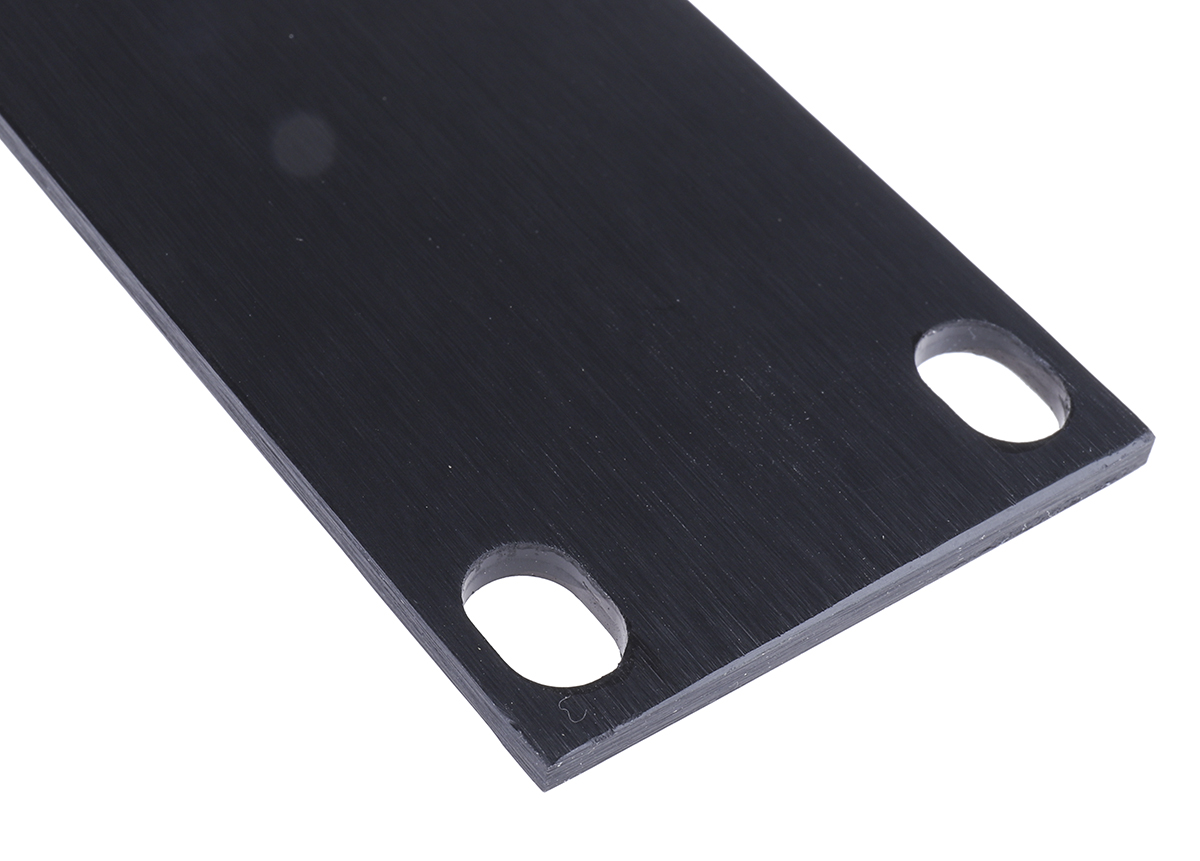 439-3312 RS PRO Black Aluminium, 1 U, 84 HP 483 mm 265.9mm