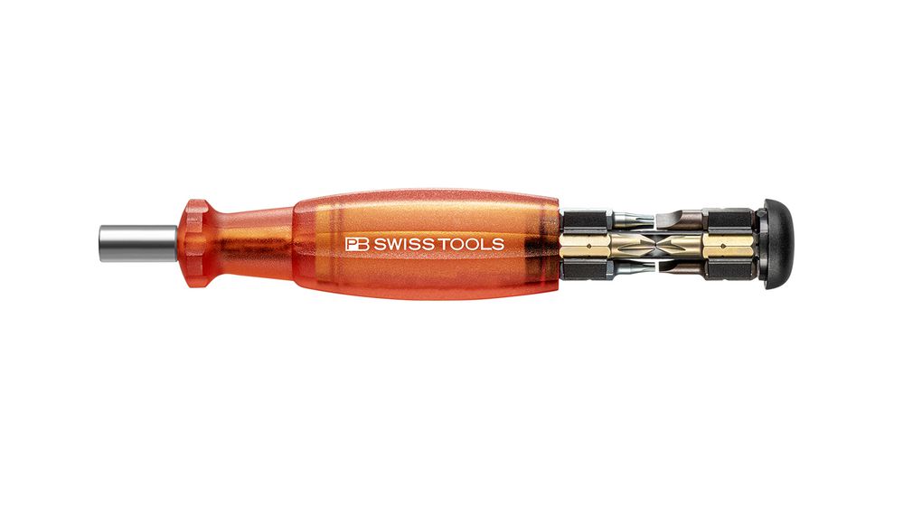 PB SWISS TOOLS Bit And Screwdriver Set 9 Pieces, Hexagon