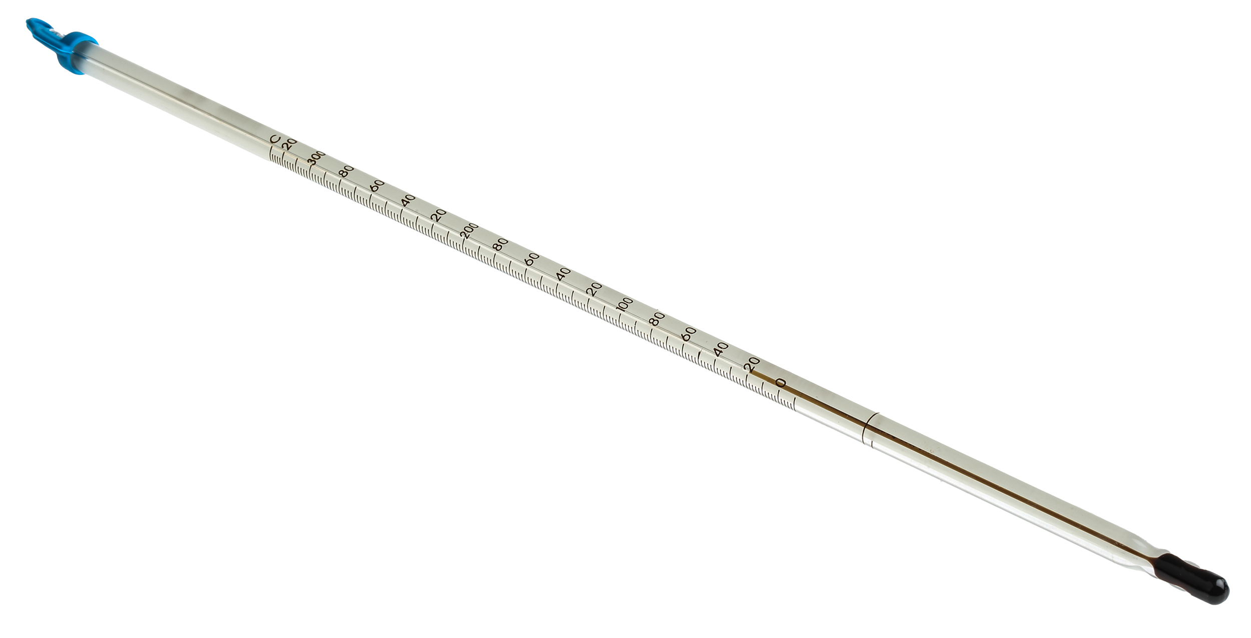 Brannan Immersion Glass Thermometer, 330 °C max