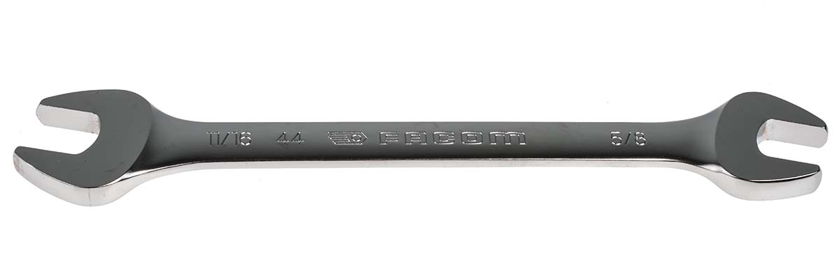 44ju6 Facom 6-Piece Spanner Set, 1/4 x 5/16 to 7/8 x 15/16 in
