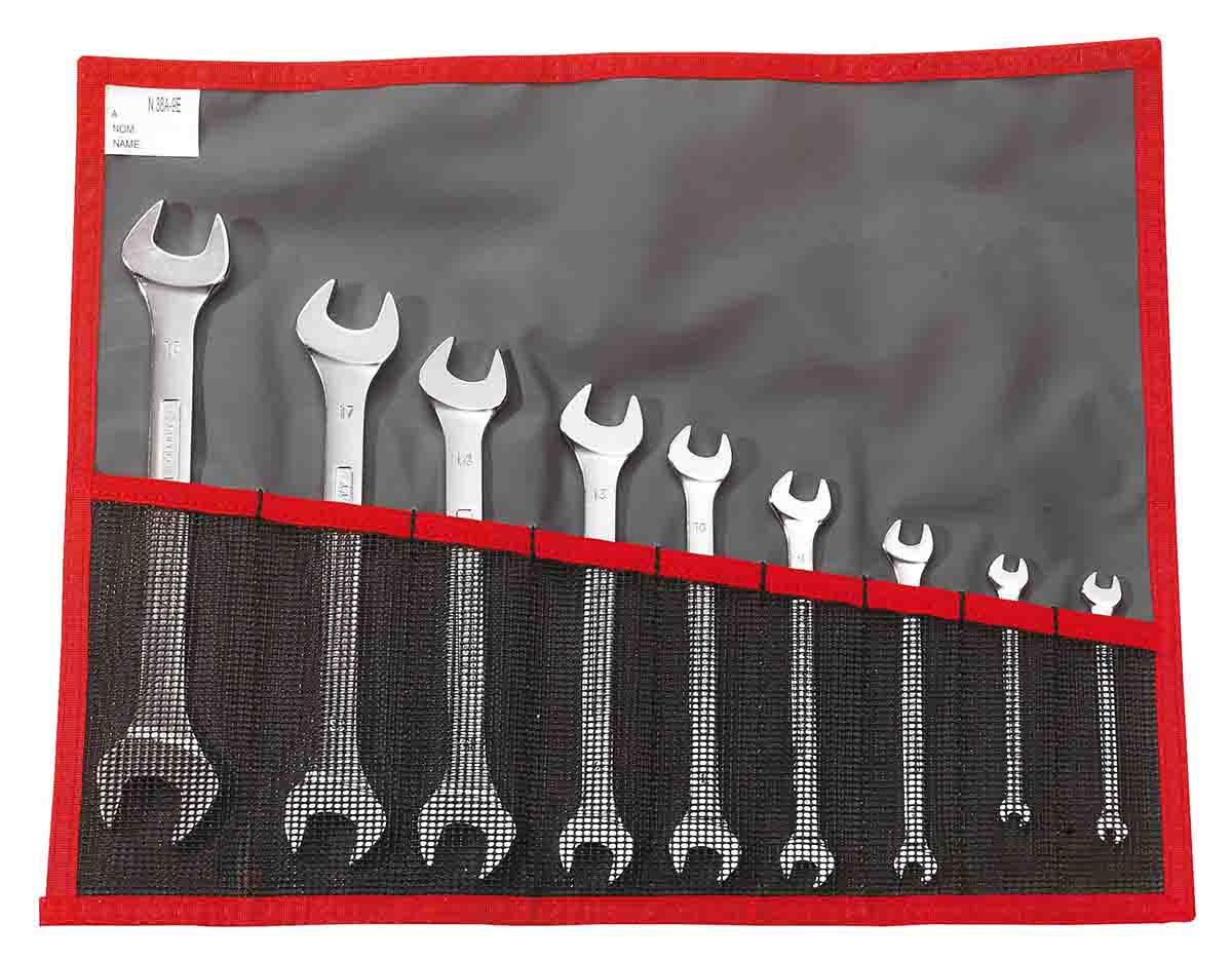Facom 8-Piece Spanner Set, 1/4 x 5/16 to 1.1/8 x 1.1/4 in