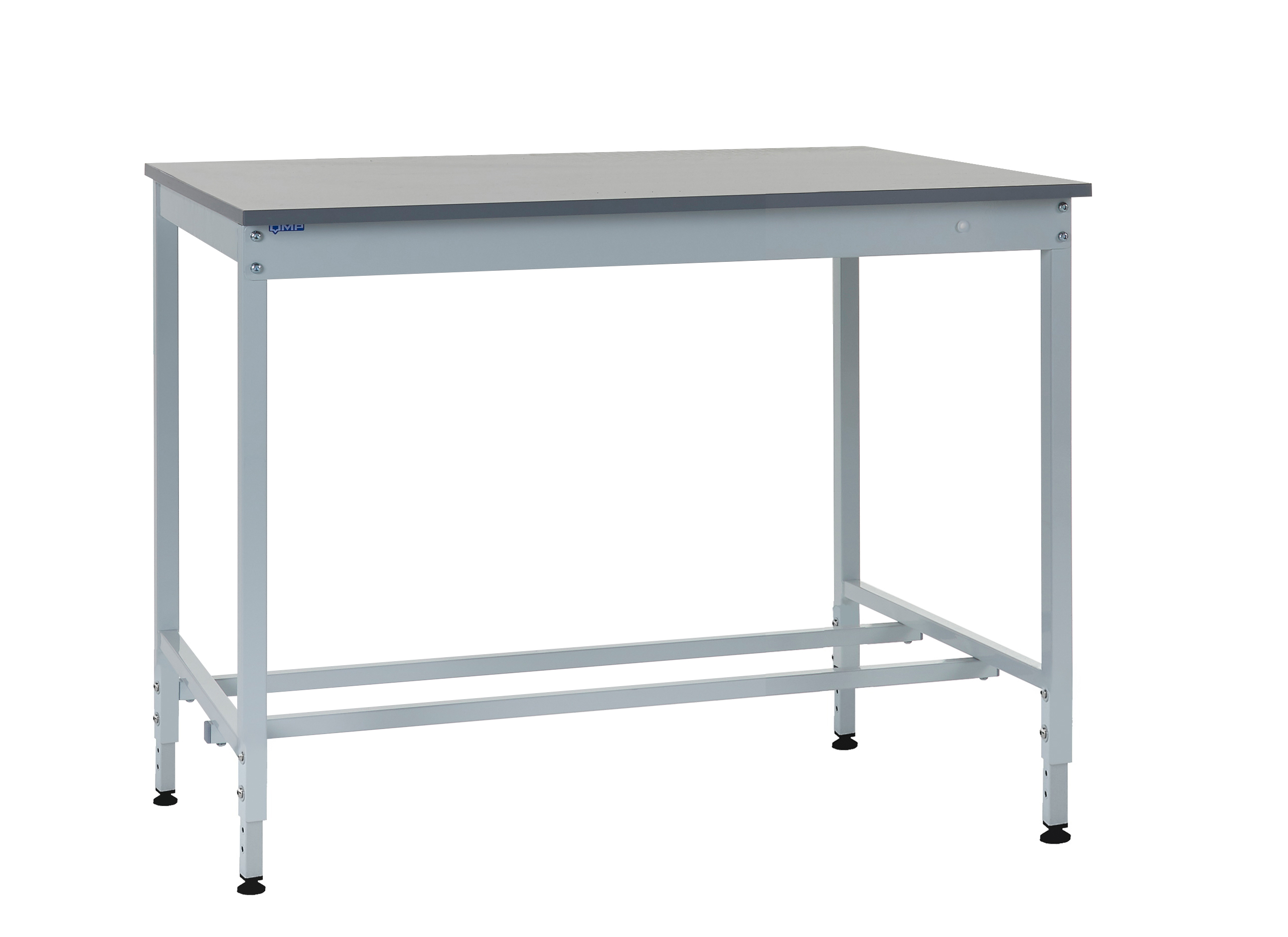 RS PRO Steel Workbench, 300kg Max Load Adjustable Height, 840 mm x 1200mm x 900 mm