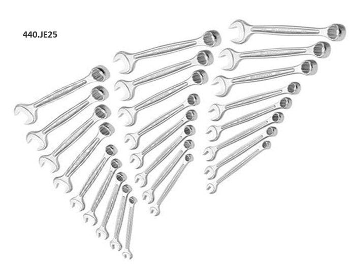 Facom 25-Piece Wrench Set, 6 to 34 mm