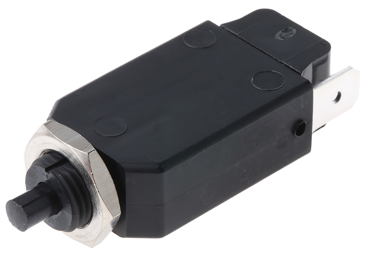 4400001 Schurter T11 T11 Thermal Circuit Breaker - 1-Pole, Panel, 3A Current Rating, 6.5 A, 240V ac, 48 V dc