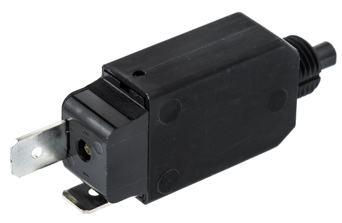 44000017 Schurter T11 T11 Thermal Circuit Breaker - 1-Pole, Panel, 16A Current Rating, 6.5 A, 240V ac, 48 V dc